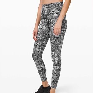 Lululemon Wunder Under High Rise Tight 25"- Size 6